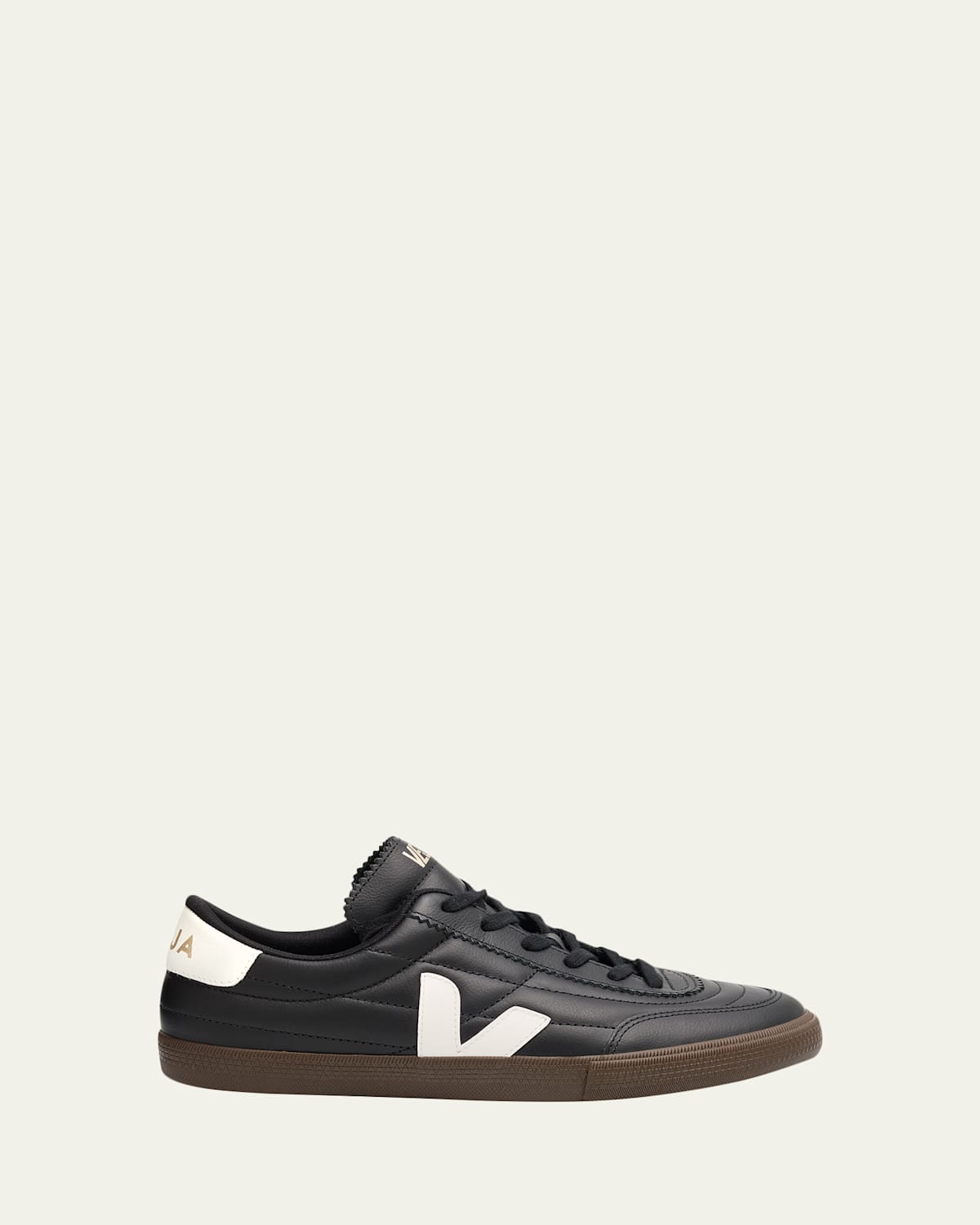 Veja Panenka Low-top Leather Sneakers In Black