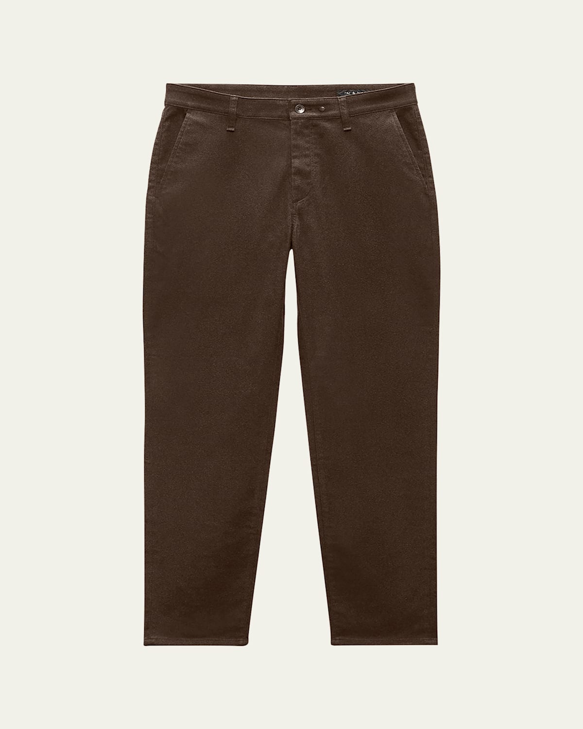 Rag & Bone Men's Standard Flannel Chino Pants In Army