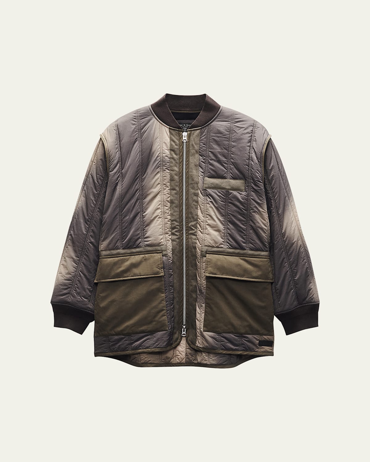 Rag & Bone Delta Liner Jacket In Gray