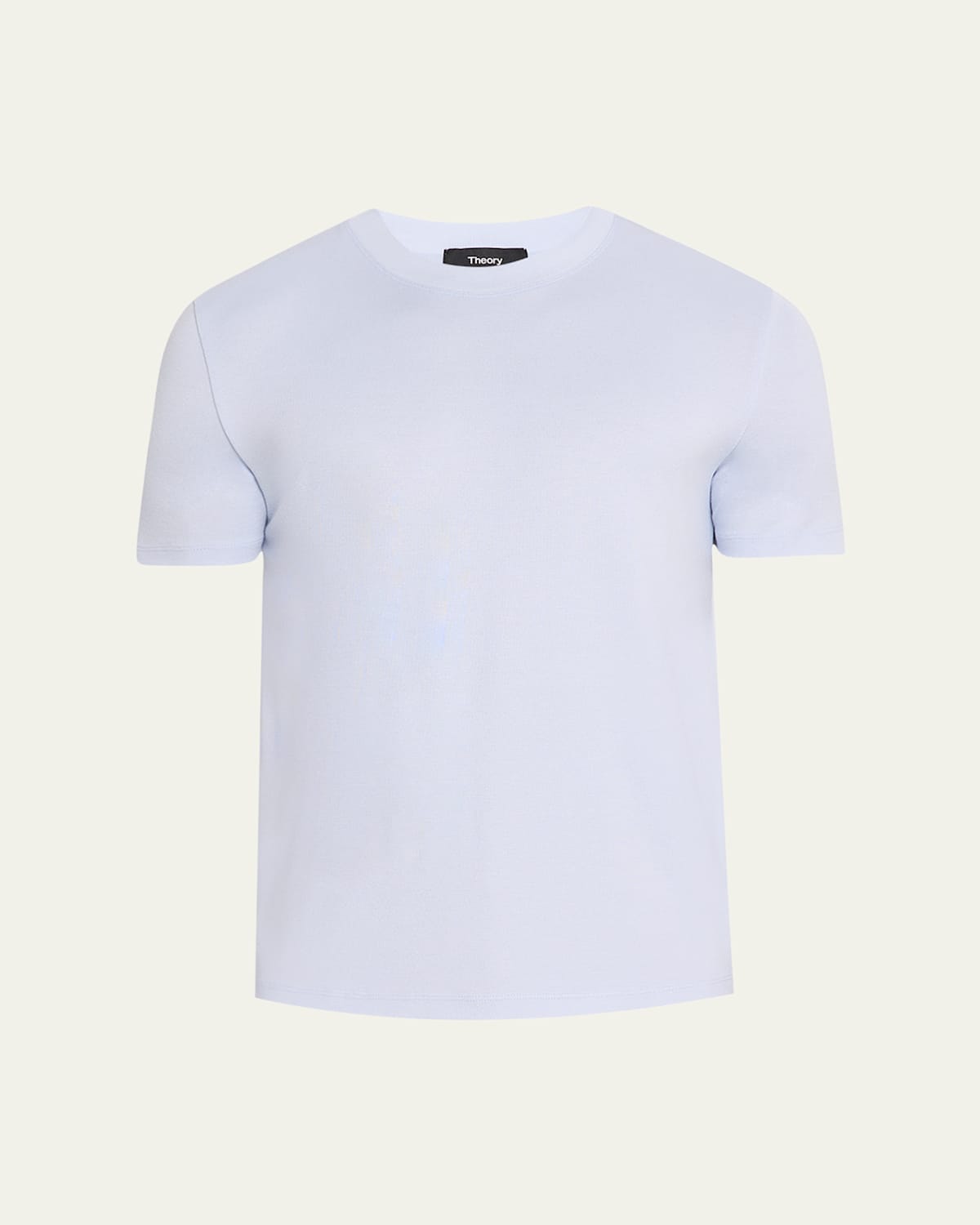 Theory Essential Tee In Cosmos Slub Cotton In Olympic