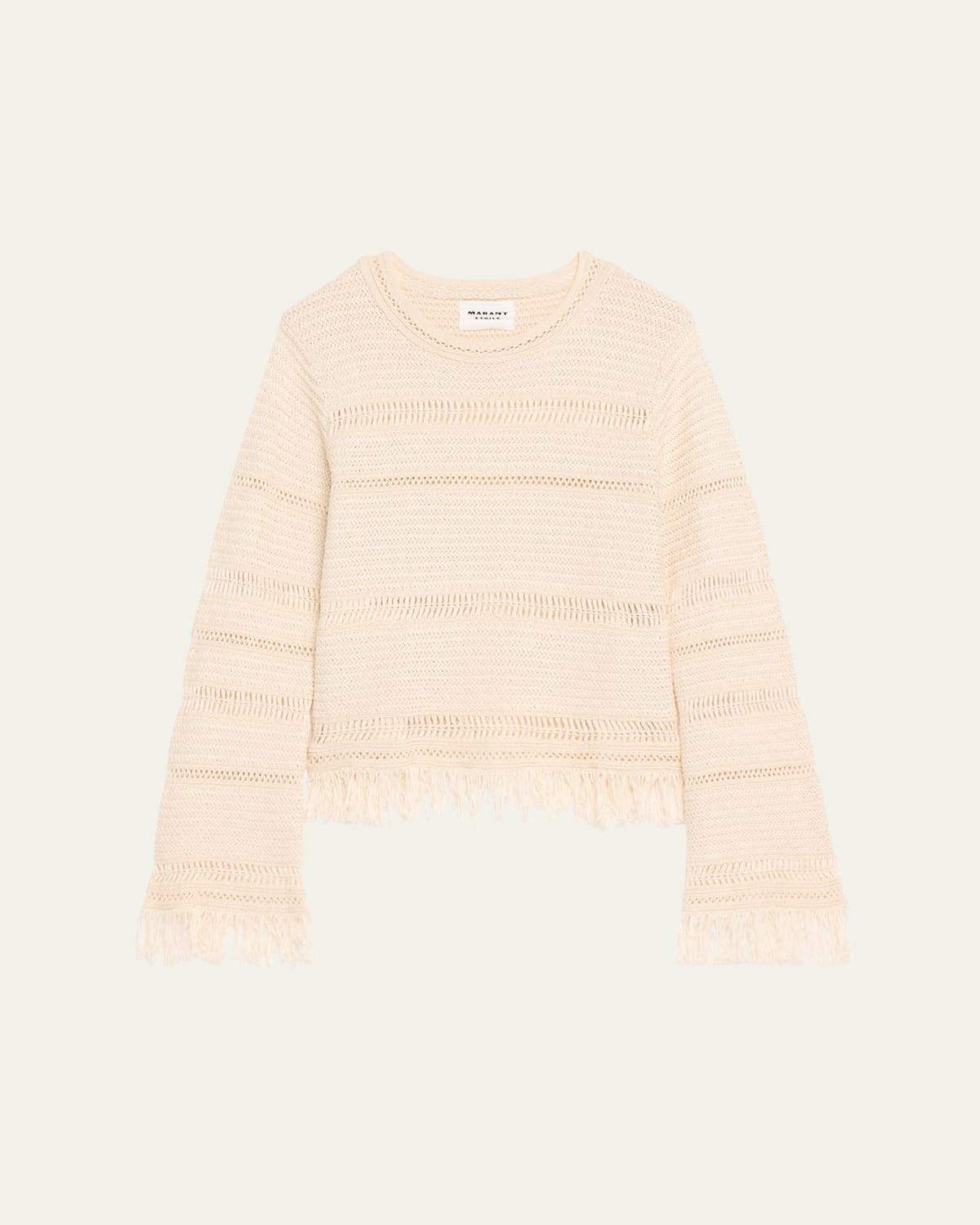 Azilis Crewneck Fringe Sweater