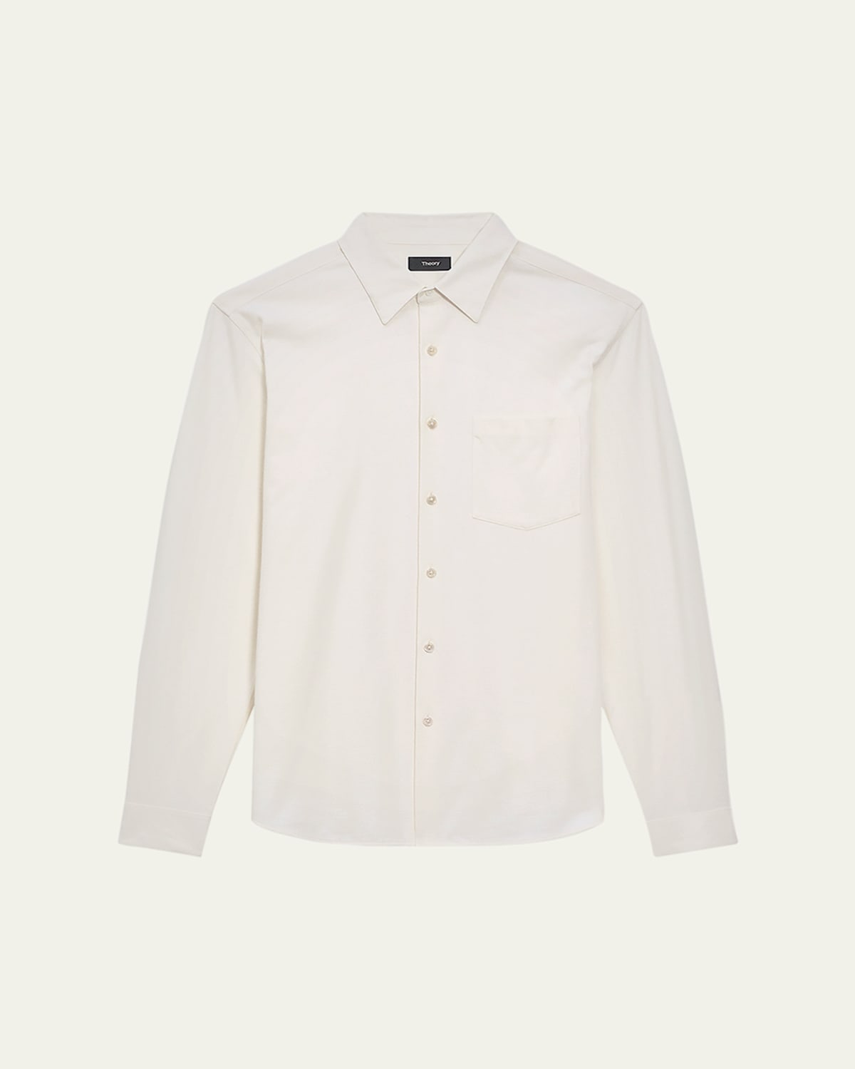 Theory Men's Irving Structured Pocket Sport Shirt In Pristine