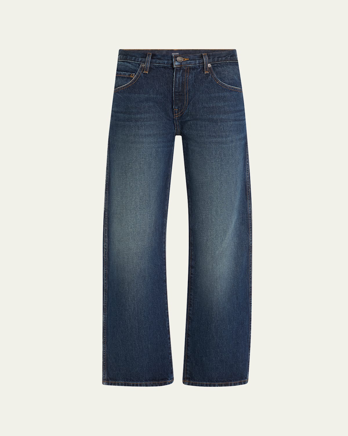 Khaite Kerrie Crop Wide Leg Jeans In Lansing