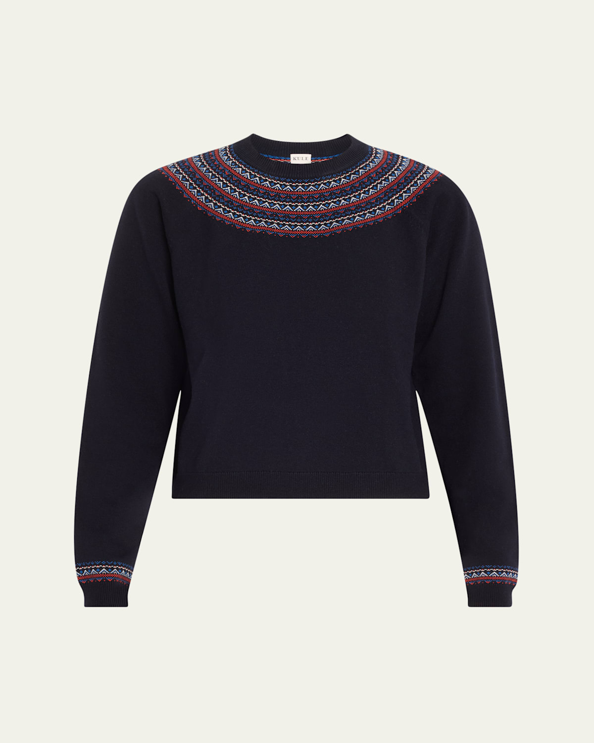 KULE THE ARIELLE FAIR ISLE SWEATER 