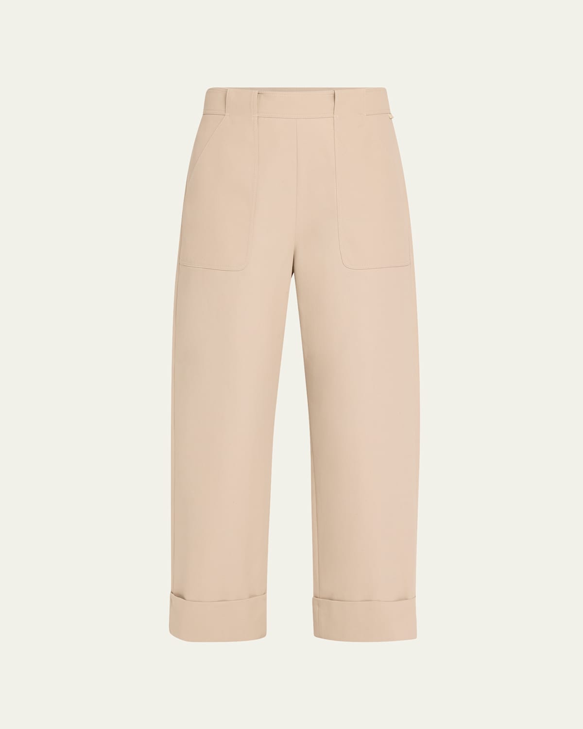 Max Mara Palio Long Trousers In Sand