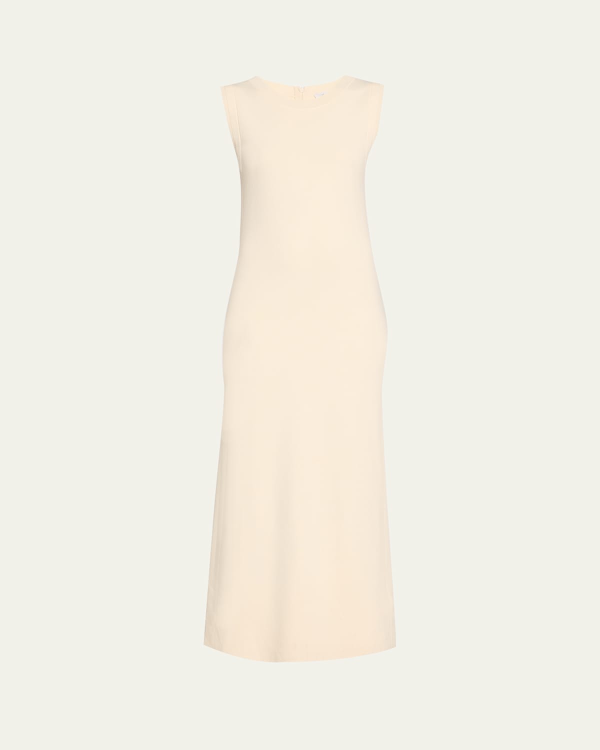 Max Mara Visiera Long Knit Dress In Silk