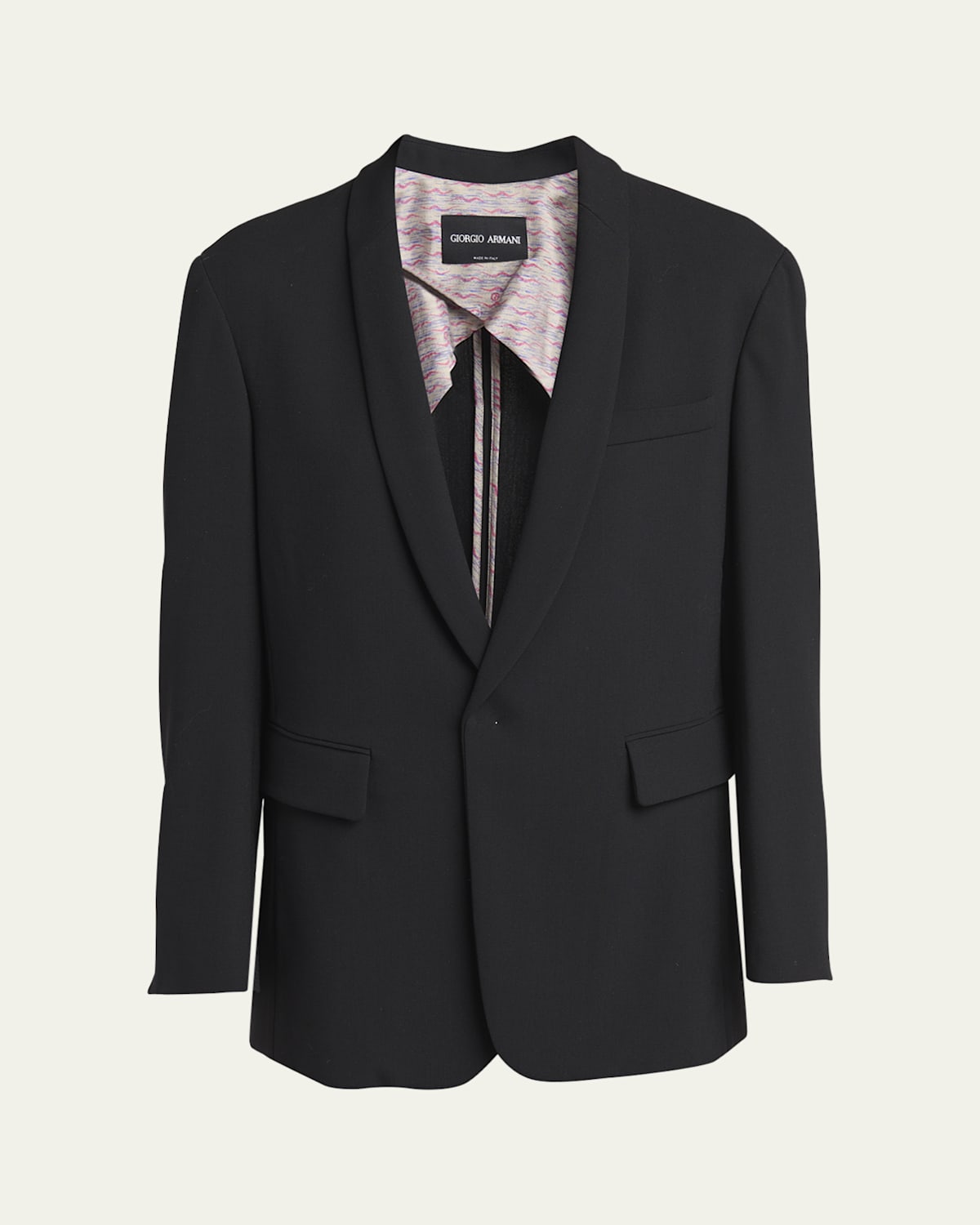 Stretch Wool Relaxed Blazer