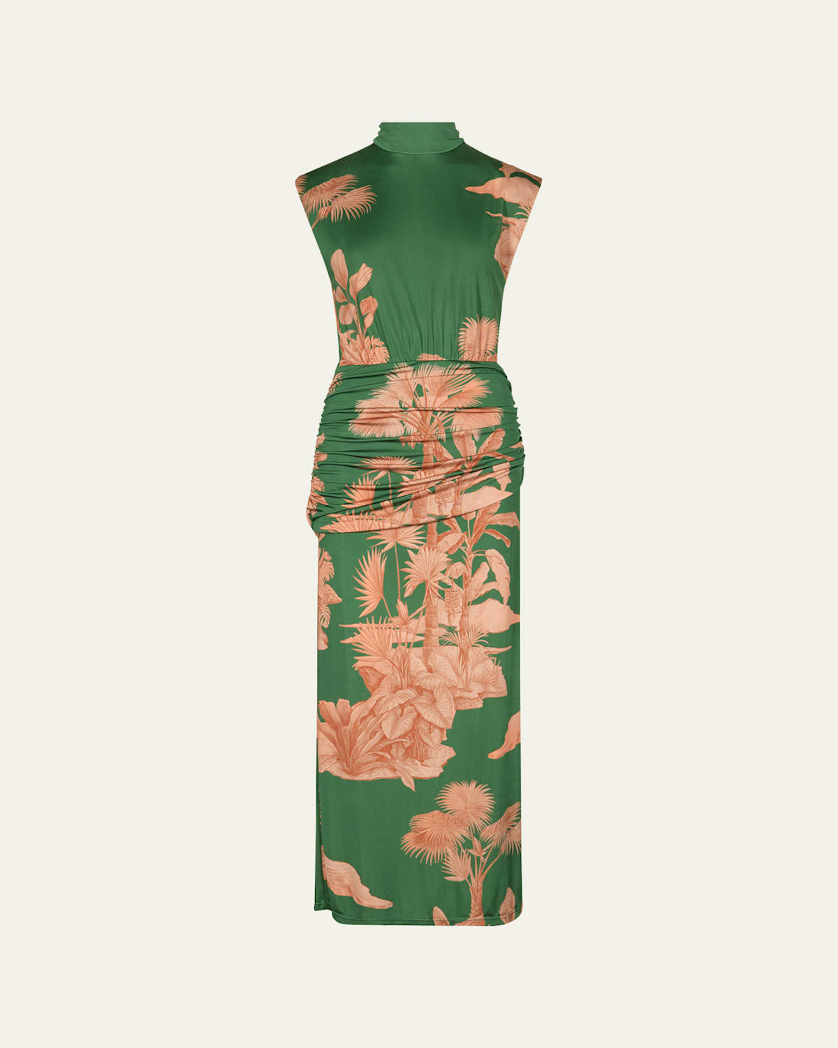 JOHANNA ORTIZ FINDING THE WAY PRINTED HALTER DRESS 