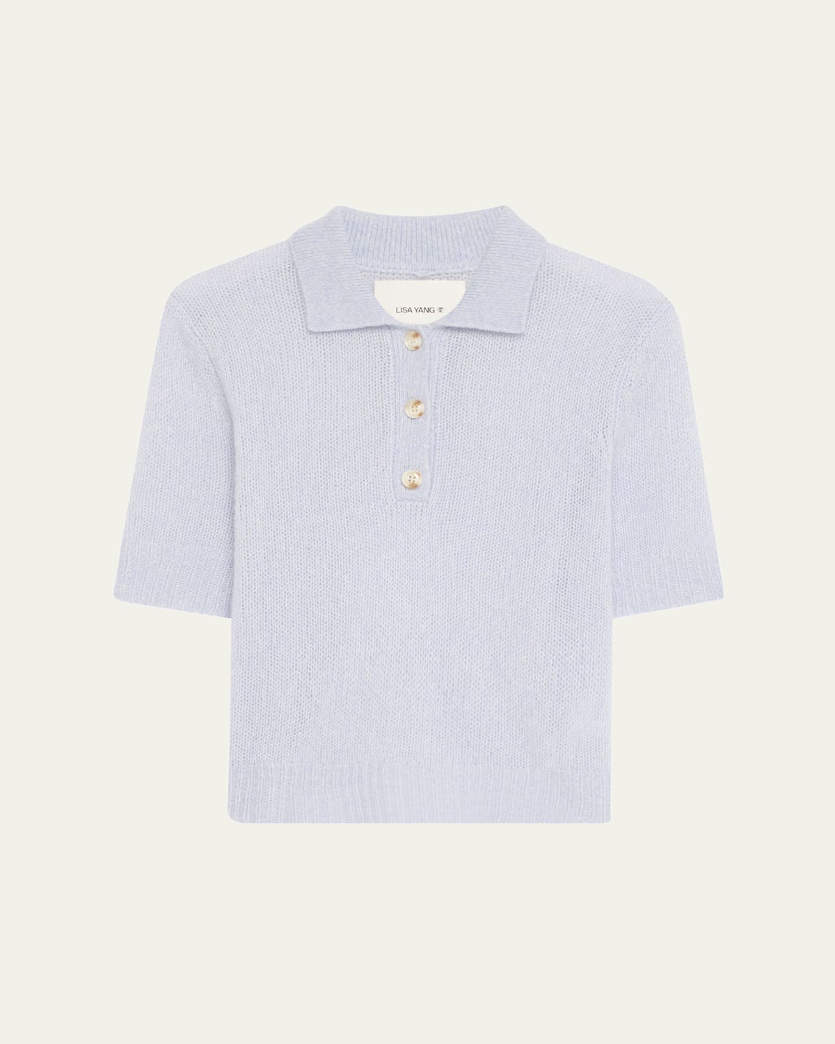 Lisa Yang Masy Cashmere Polo Sweater
