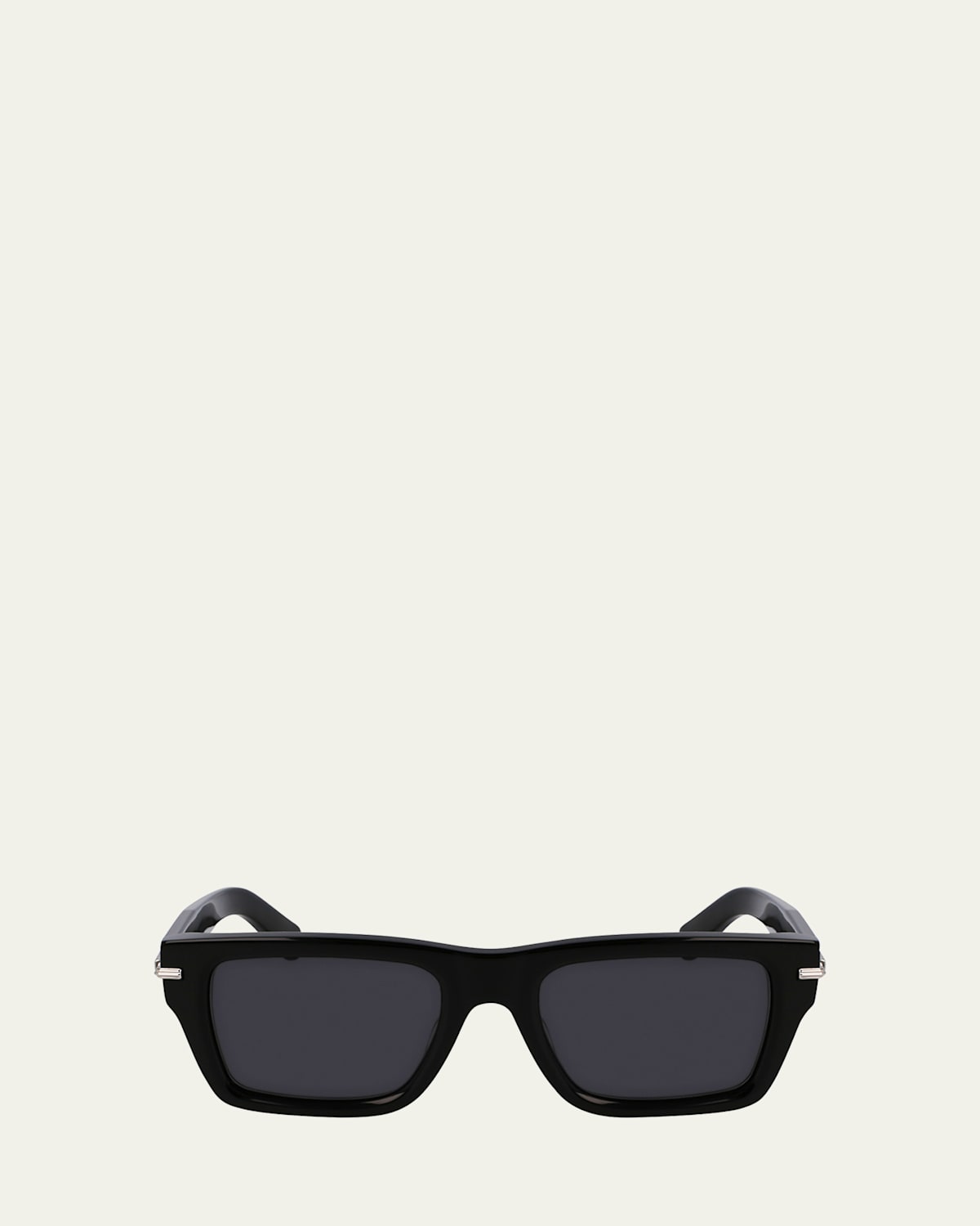 Men's Prisma Modified Acetate Rectangle Sunglasses
