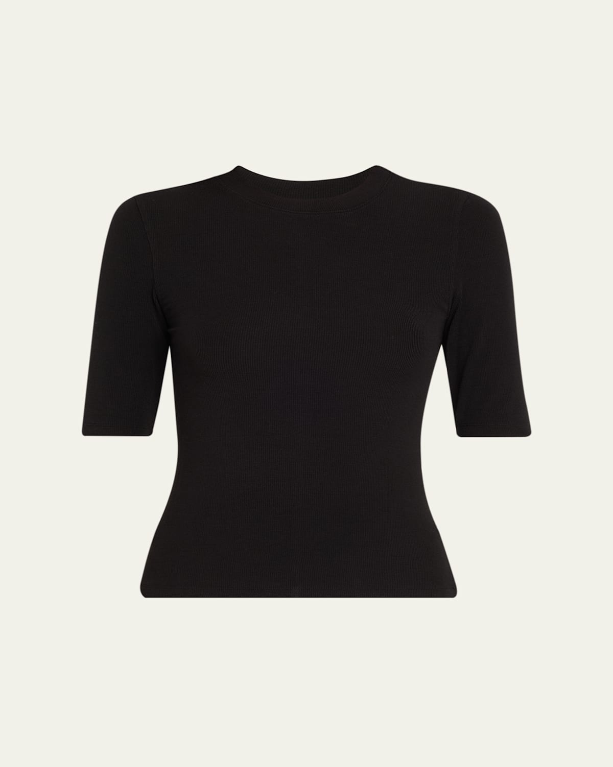 Ribbed Crewneck Tee