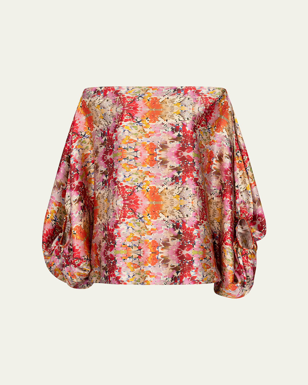 Bellagio Abstract Boatneck Blouse