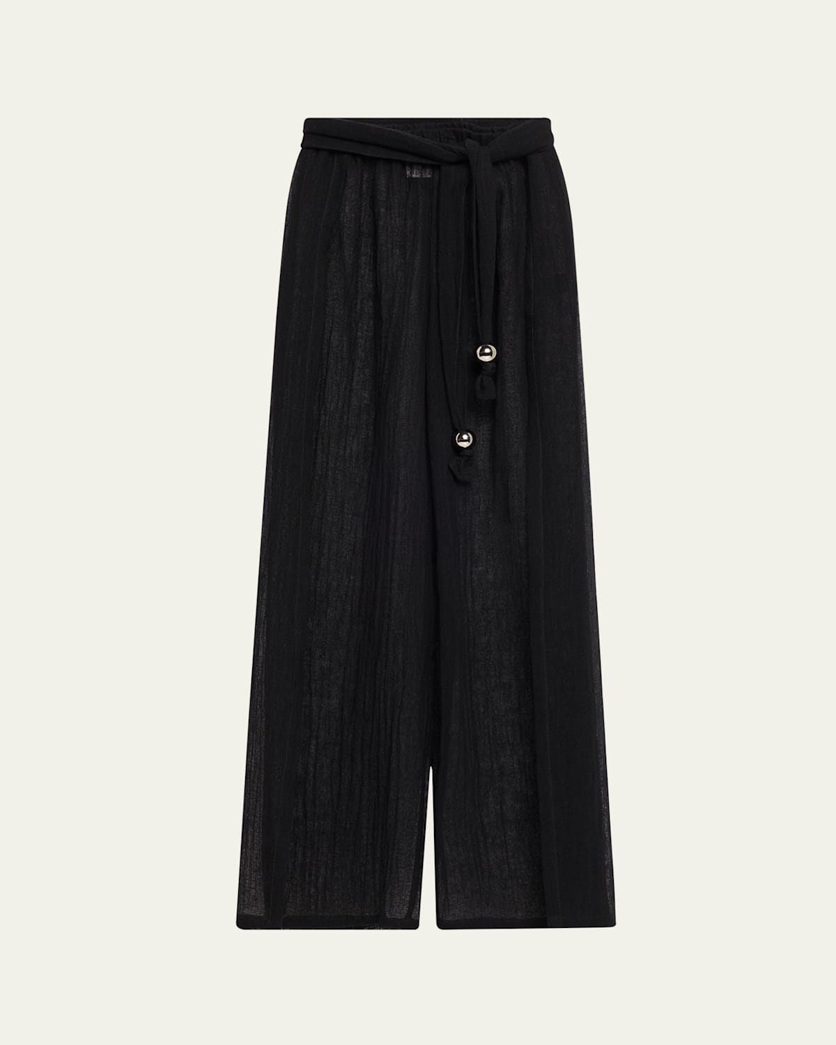 Wide-Leg Pants with Open Sides