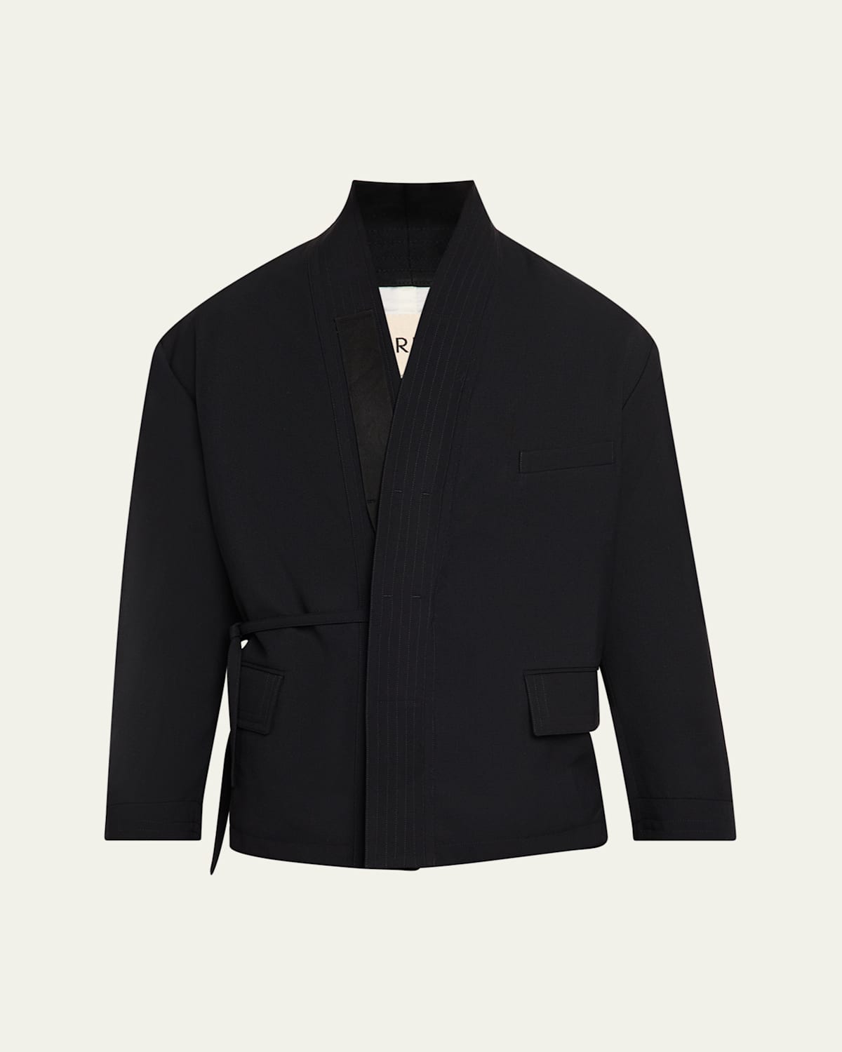 Men's Wool Kimono Blazer