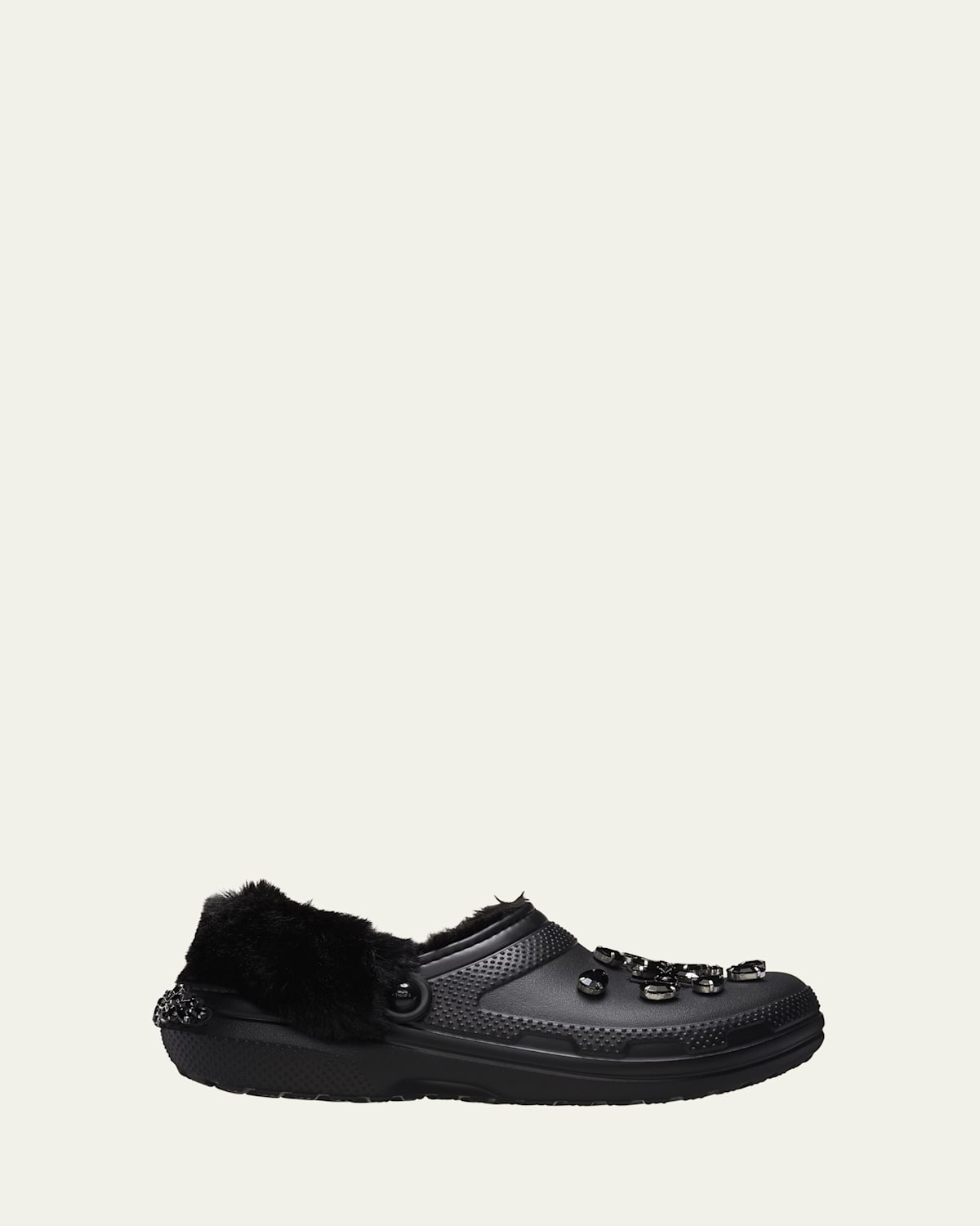 Simone Rocha x Crocs x Crocs Crystal Faux Fur Clogs