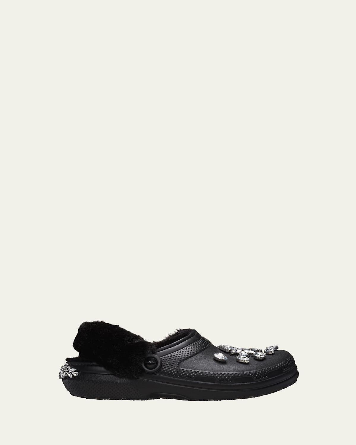 Simone Rocha x Crocs x Crocs Crystal Faux Fur Clogs