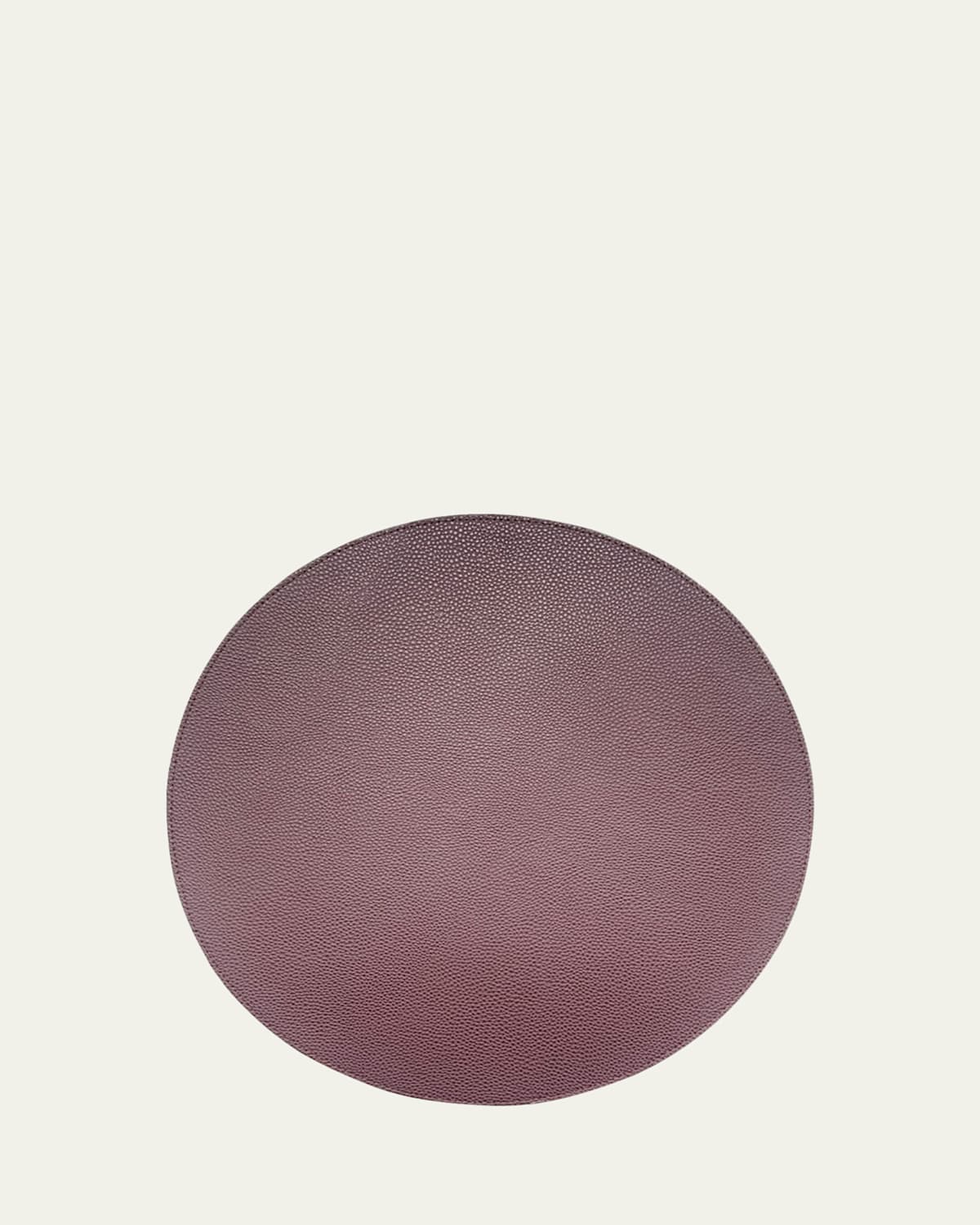 Faux Leather Round Reversible Placemat