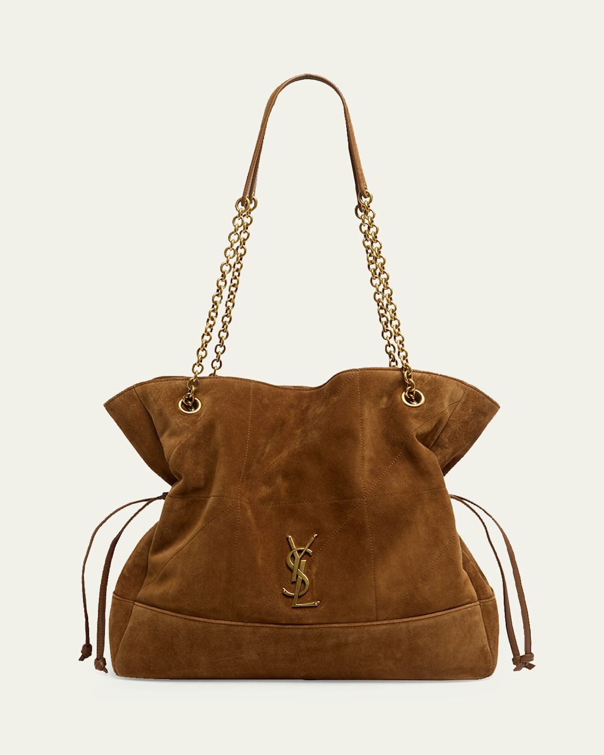 Saint Laurent Jamie 4.3 Medium Drawstring Suede Shoulder Bag