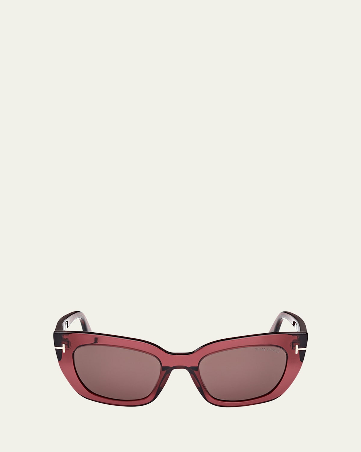 Tom Ford Athena 53mm Cat Eye Sunglasses In Red