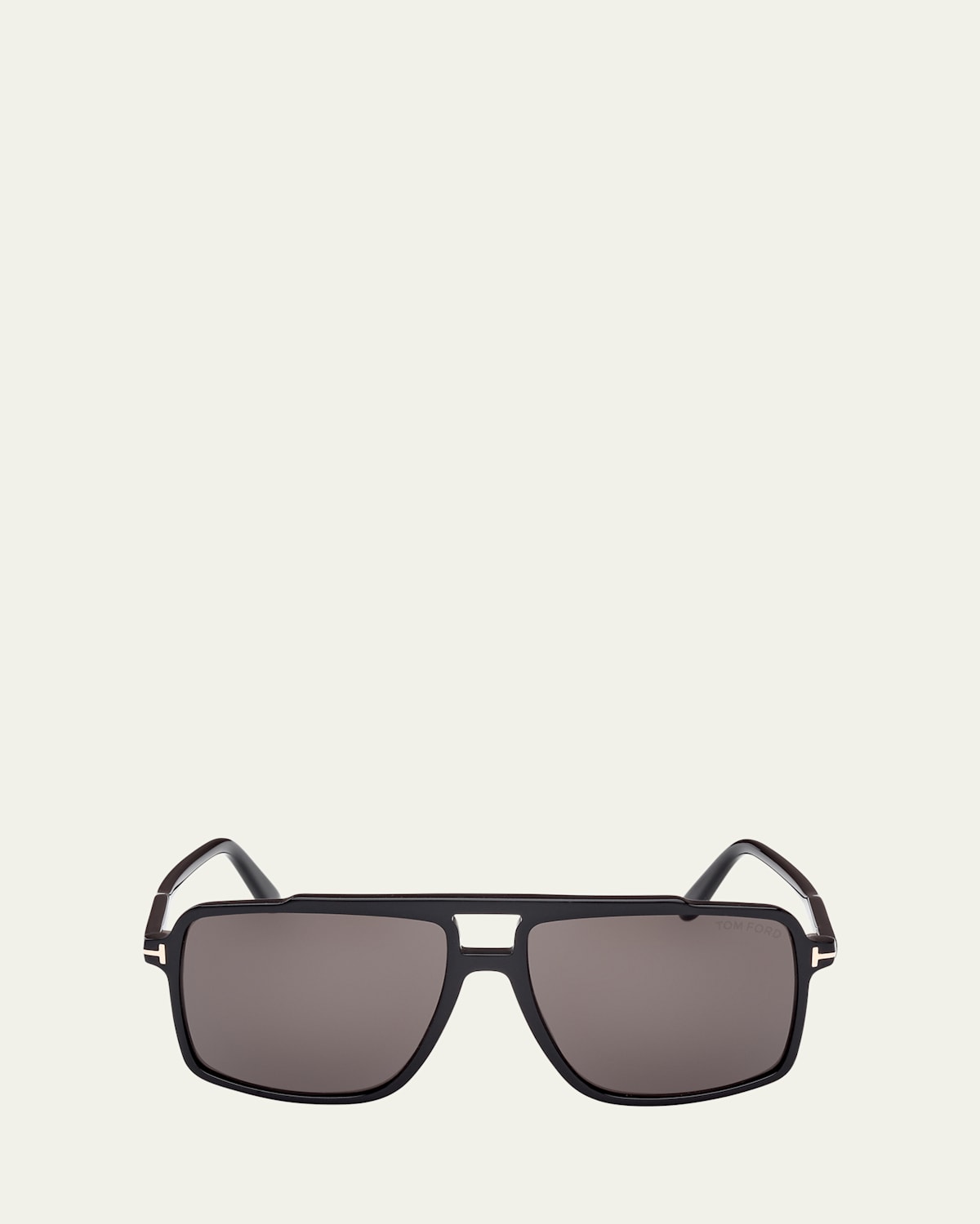Tom Ford Kemp Aviator Sunglasses In Sblk/smk
