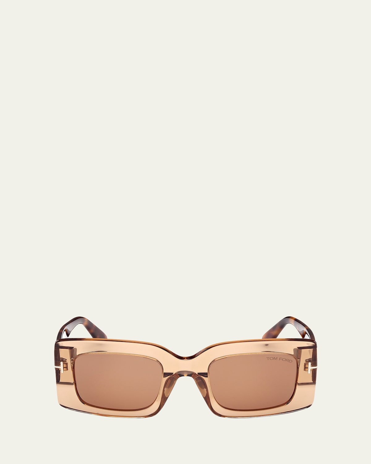 Tom Ford Brigitta Rectangle Acetate Sunglasses In Multi