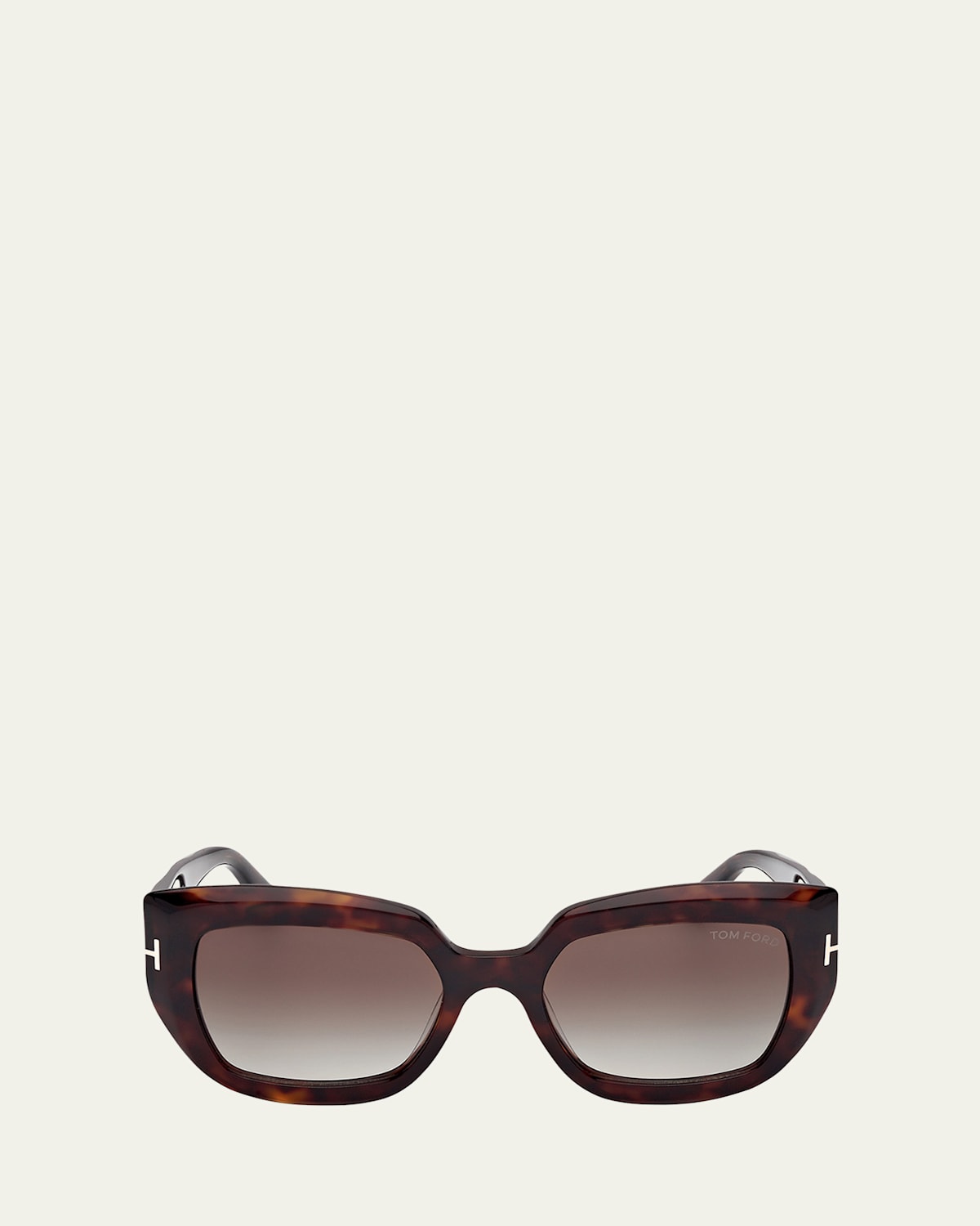 Tom Ford Saltzman Acetate Butterfly Sunglasses In Burgundy
