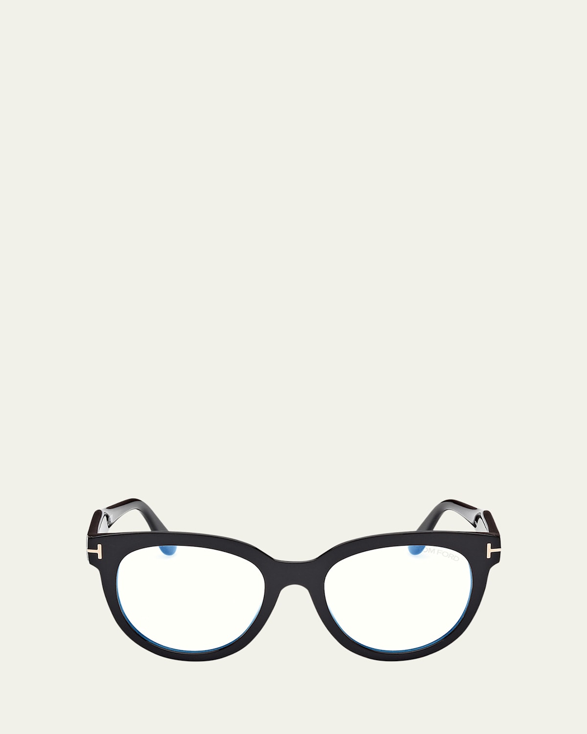 Shop Tom Ford Round Acetate Optical Glasses