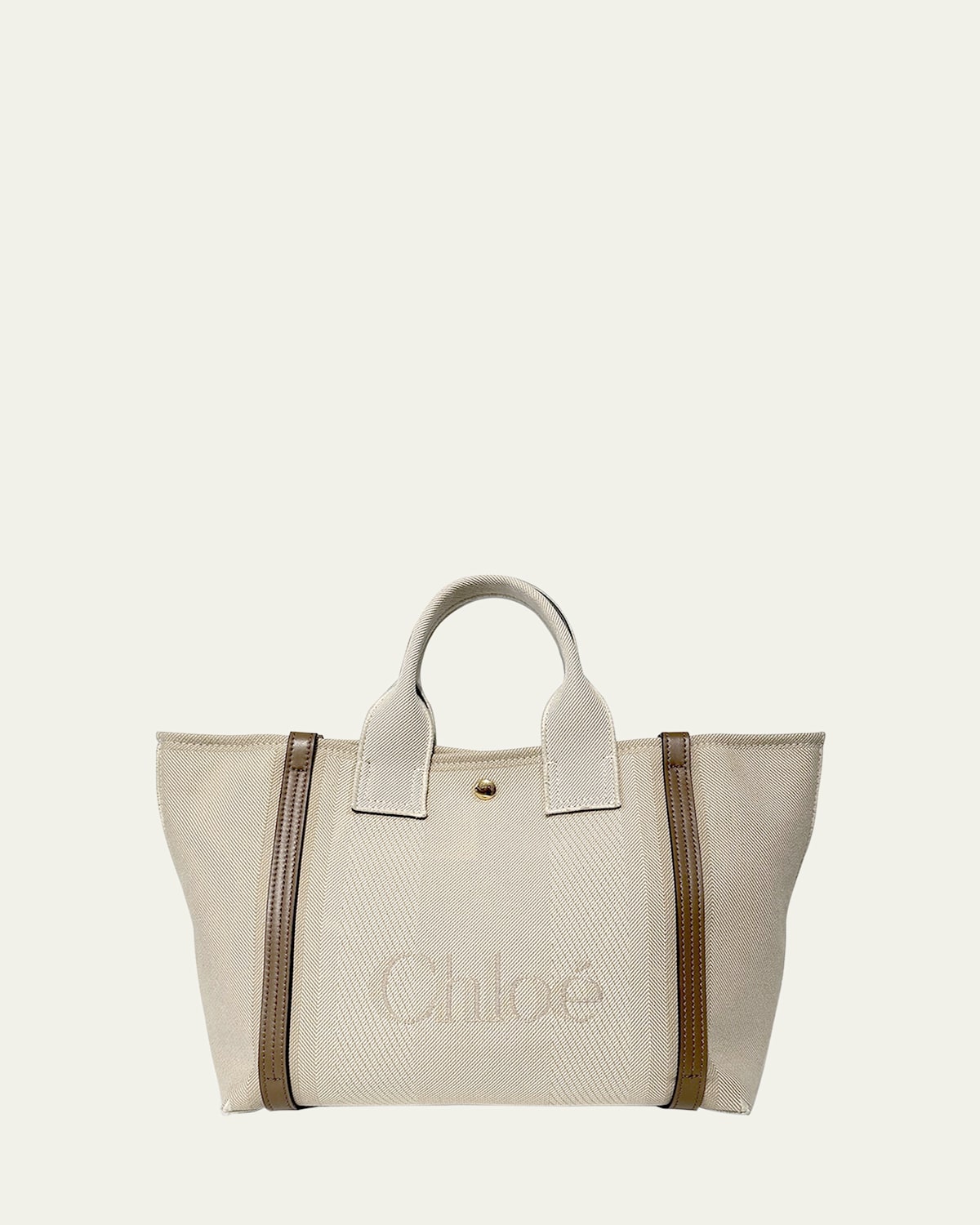 Small Tote Bag in Jacquard Canvas