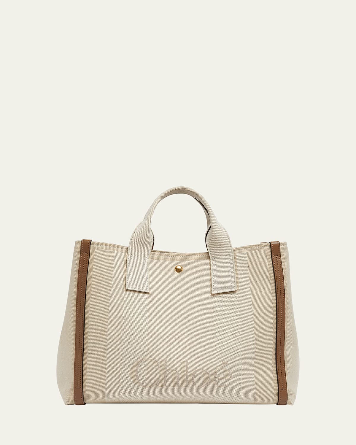 Large Carry Tote Bag in Jacquard Canvas
