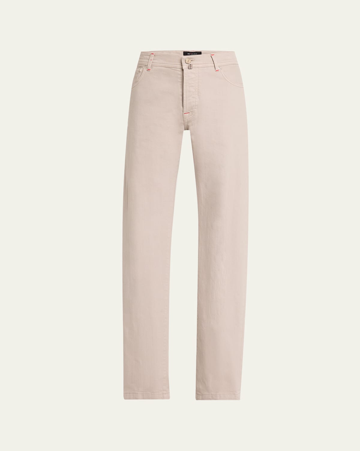 KITON MEN'S KURABO SLIM FIVE-POCKET PANTS 