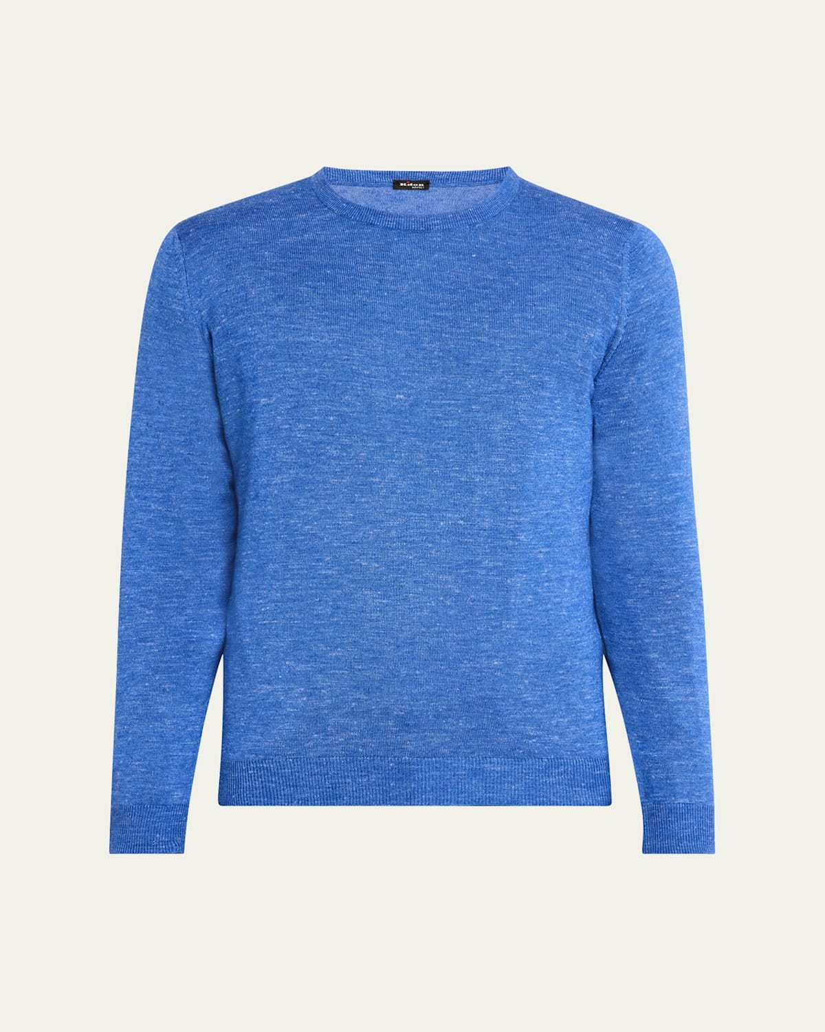Men's Cashmere and Linen Crewneck Sweater