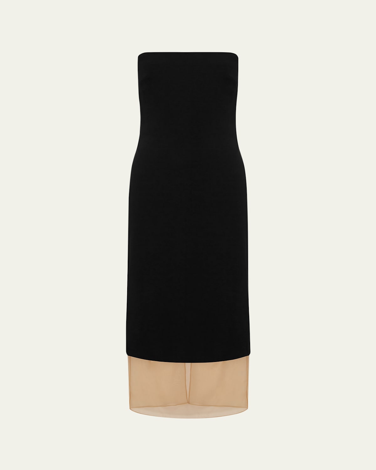 Issia Strapless Midi Dress