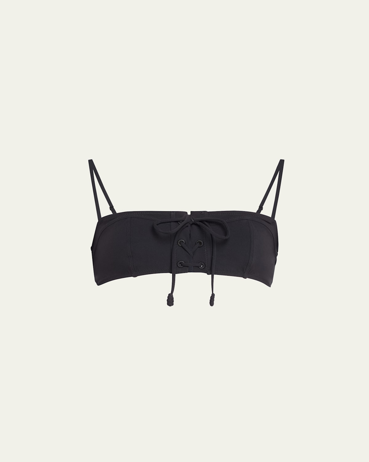 Shop Ulla Johnson Atrani Bikini Top In Noir