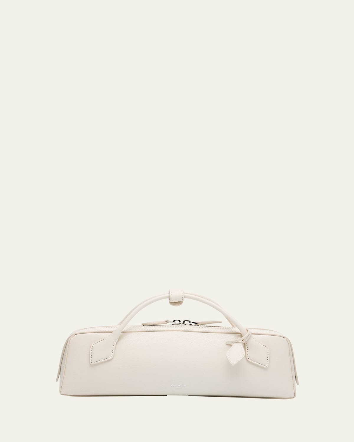 Alaïa Le Teckel Top-handle Bag In Grained Leather