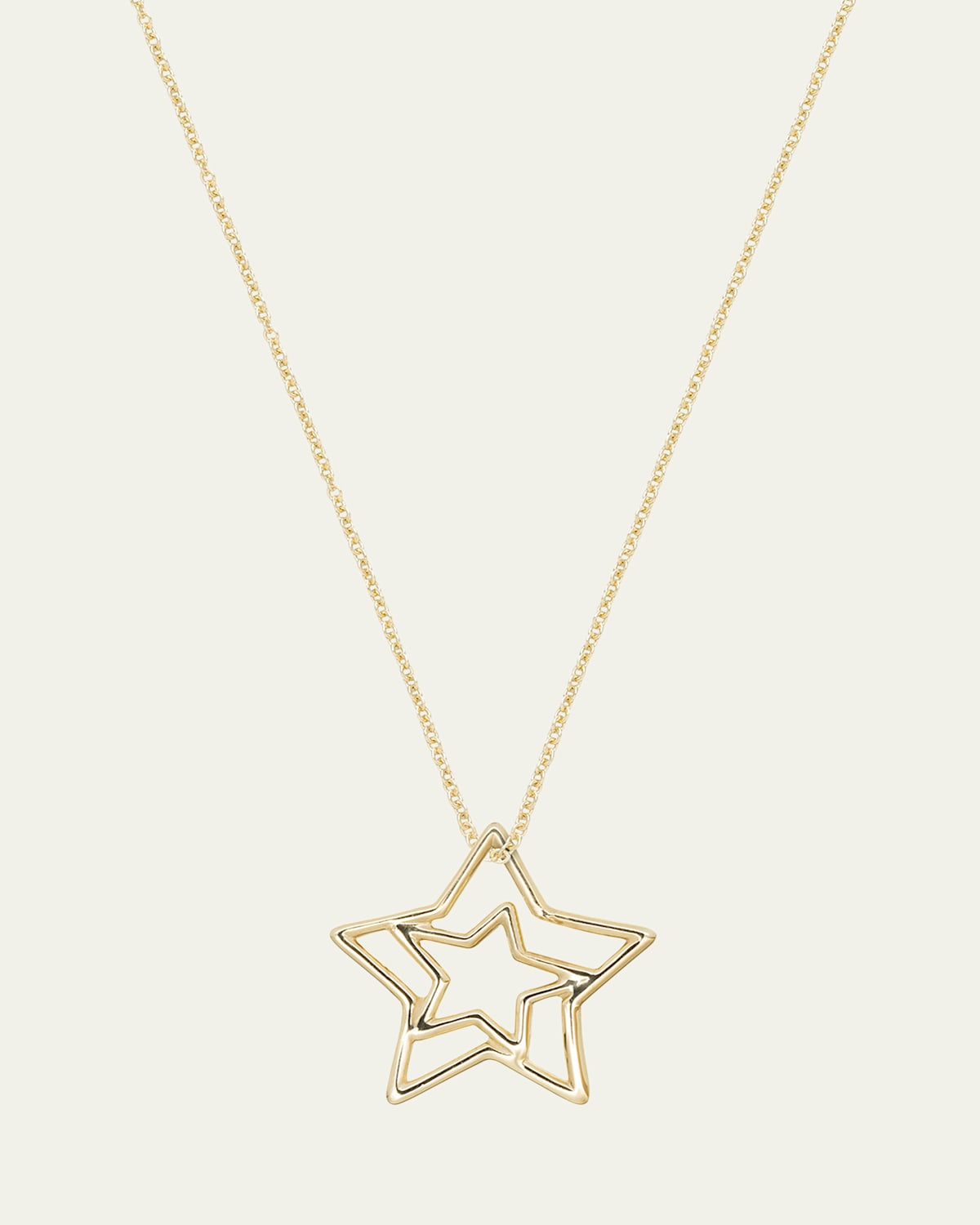 Aliita 9K Yellow Gold Star Necklace