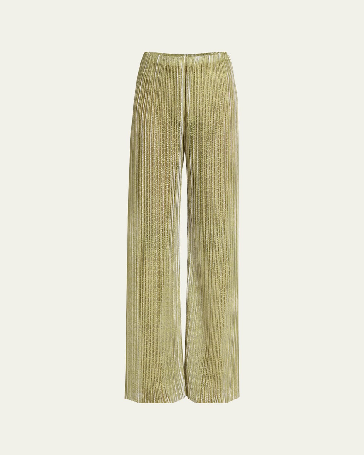 High Waist Straight Leg Trousers