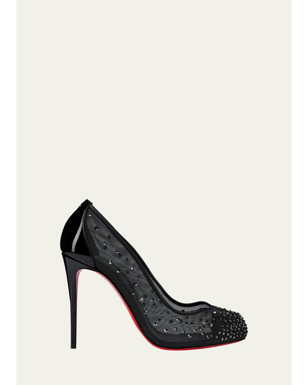 Bridela Strass Red Sole Pumps