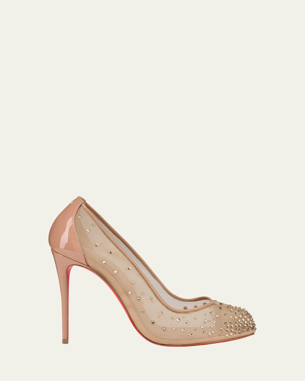 Bridela Strass Red Sole Pumps