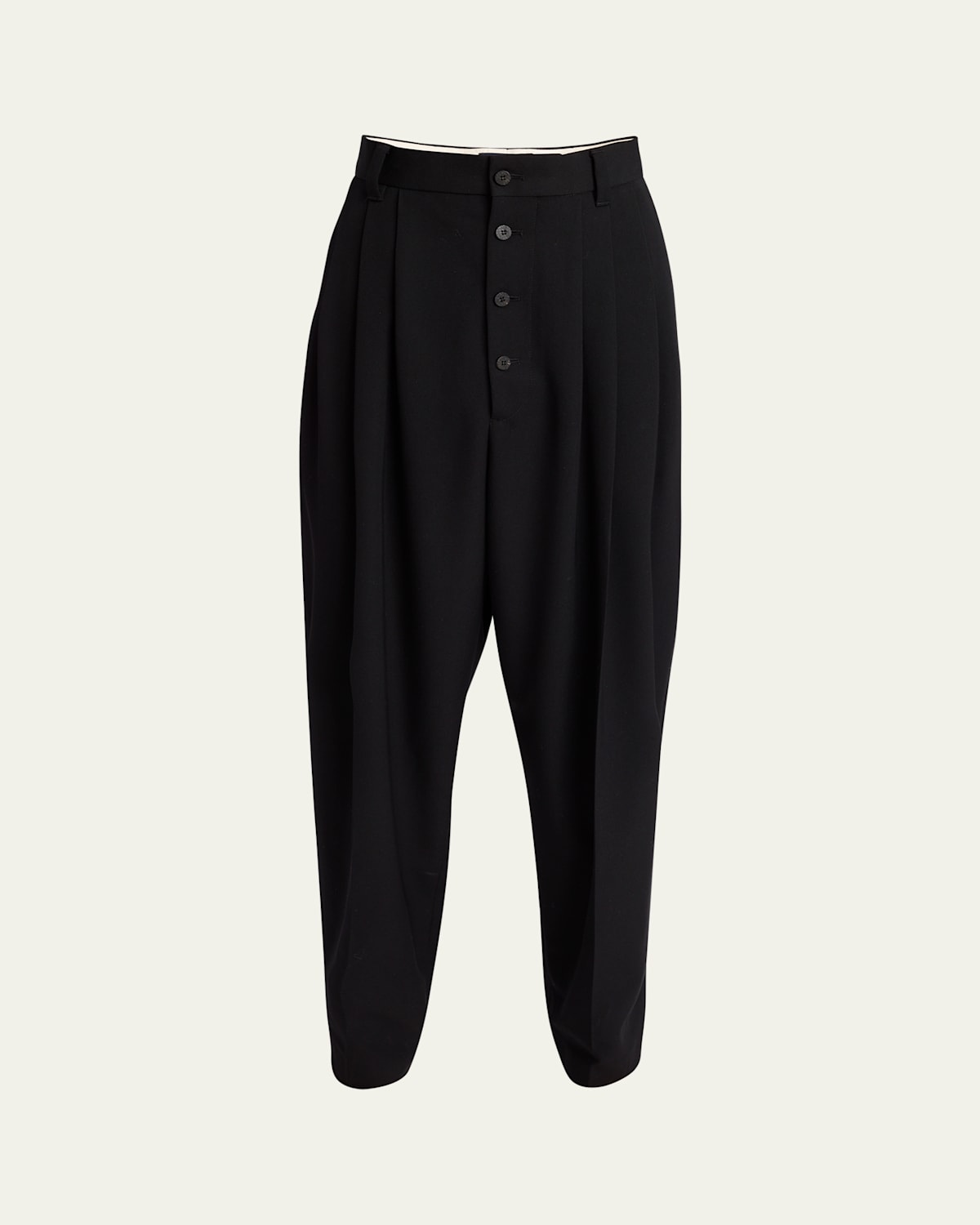 Jacquemus Le Pantalon Fernando Wool Pants In Black