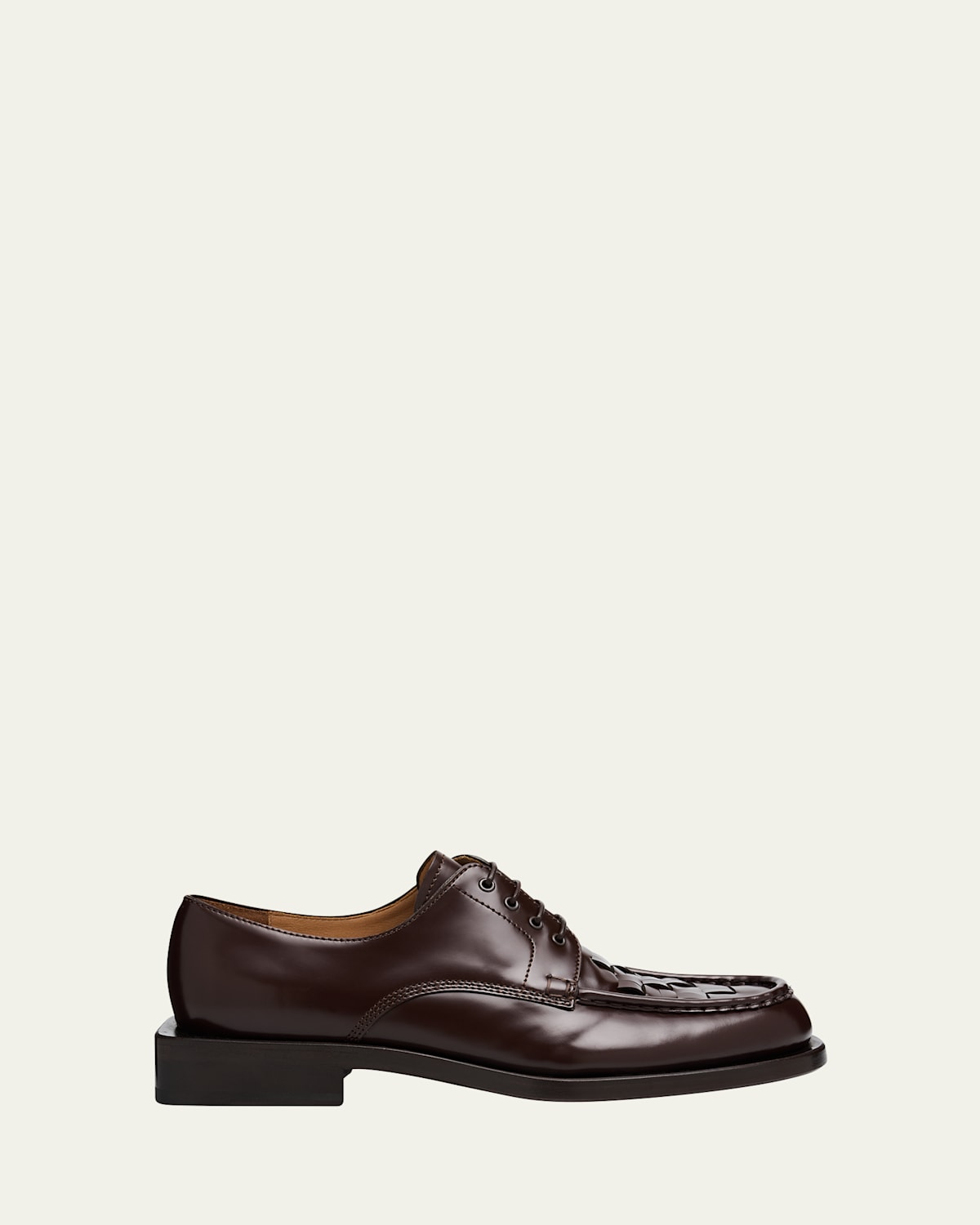 Men's Les Derbies Tressees Calfskin Derby Shoes