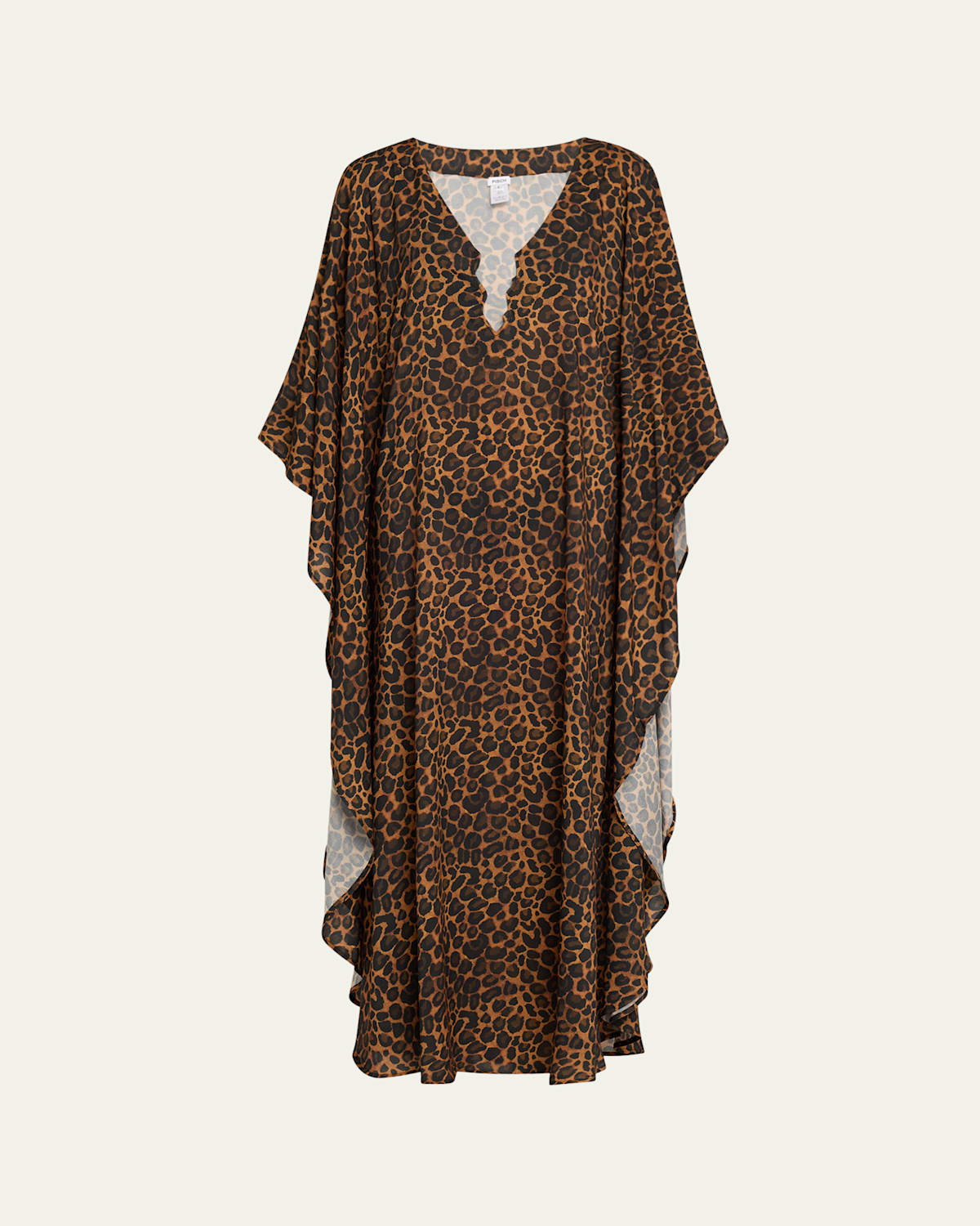 Thalassa Leopard-Printed Caftan Coverup