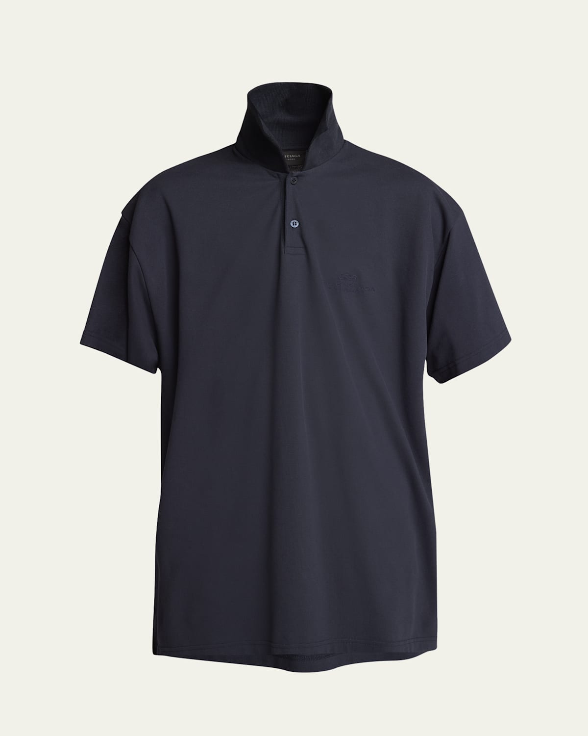 Men's Oversized Double-Layer Polo Shirt