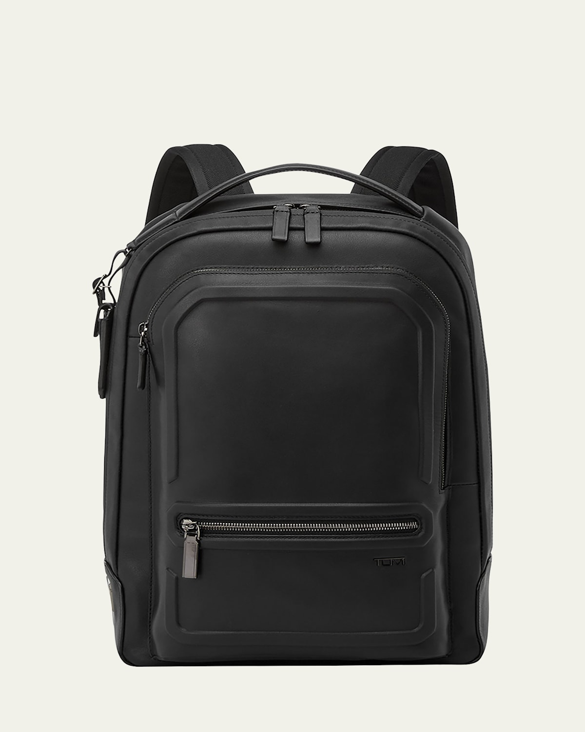 Tumi Harrison Bradner Leather Backpack In Black