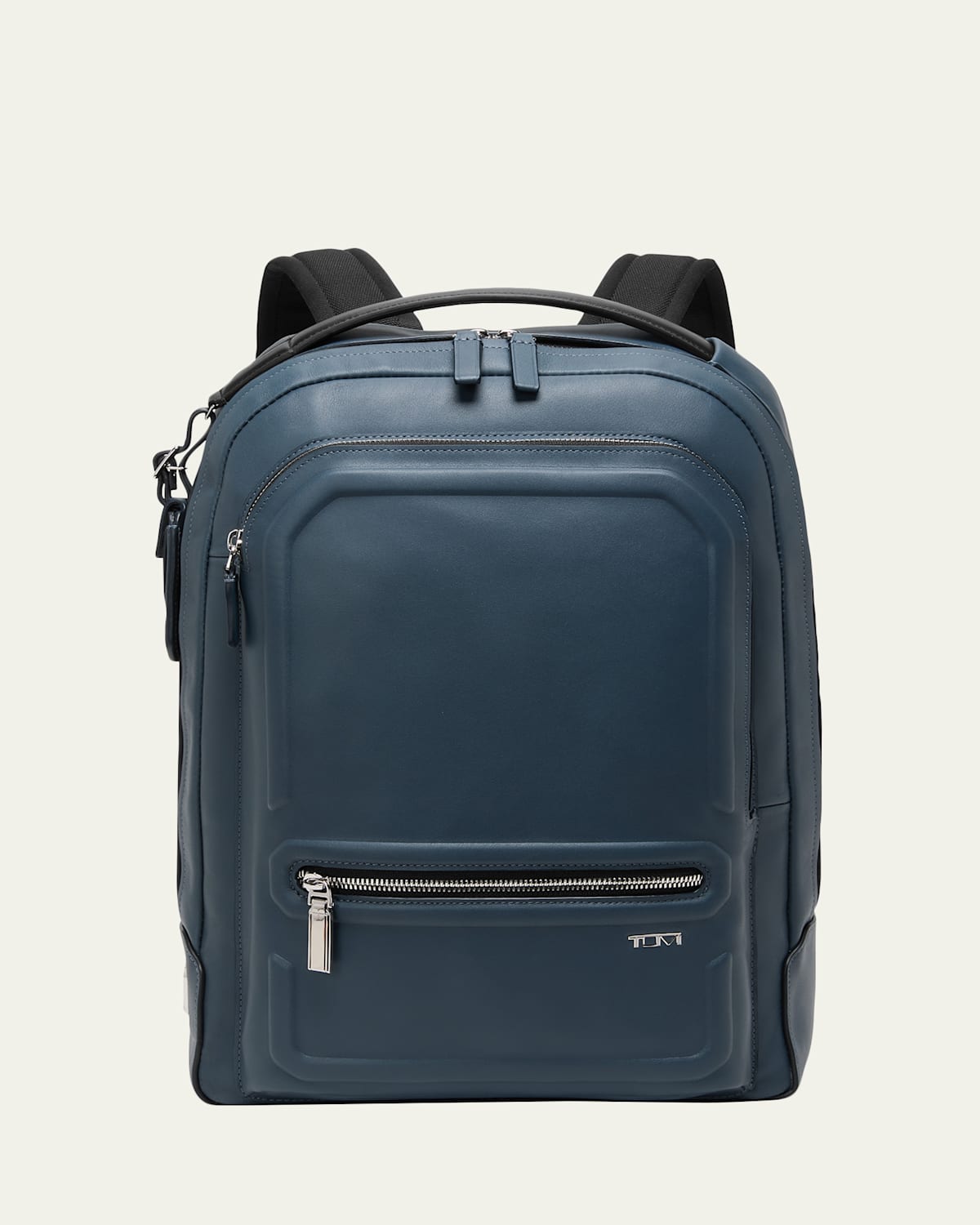Tumi Harrison Bradner Leather Backpack In Blue