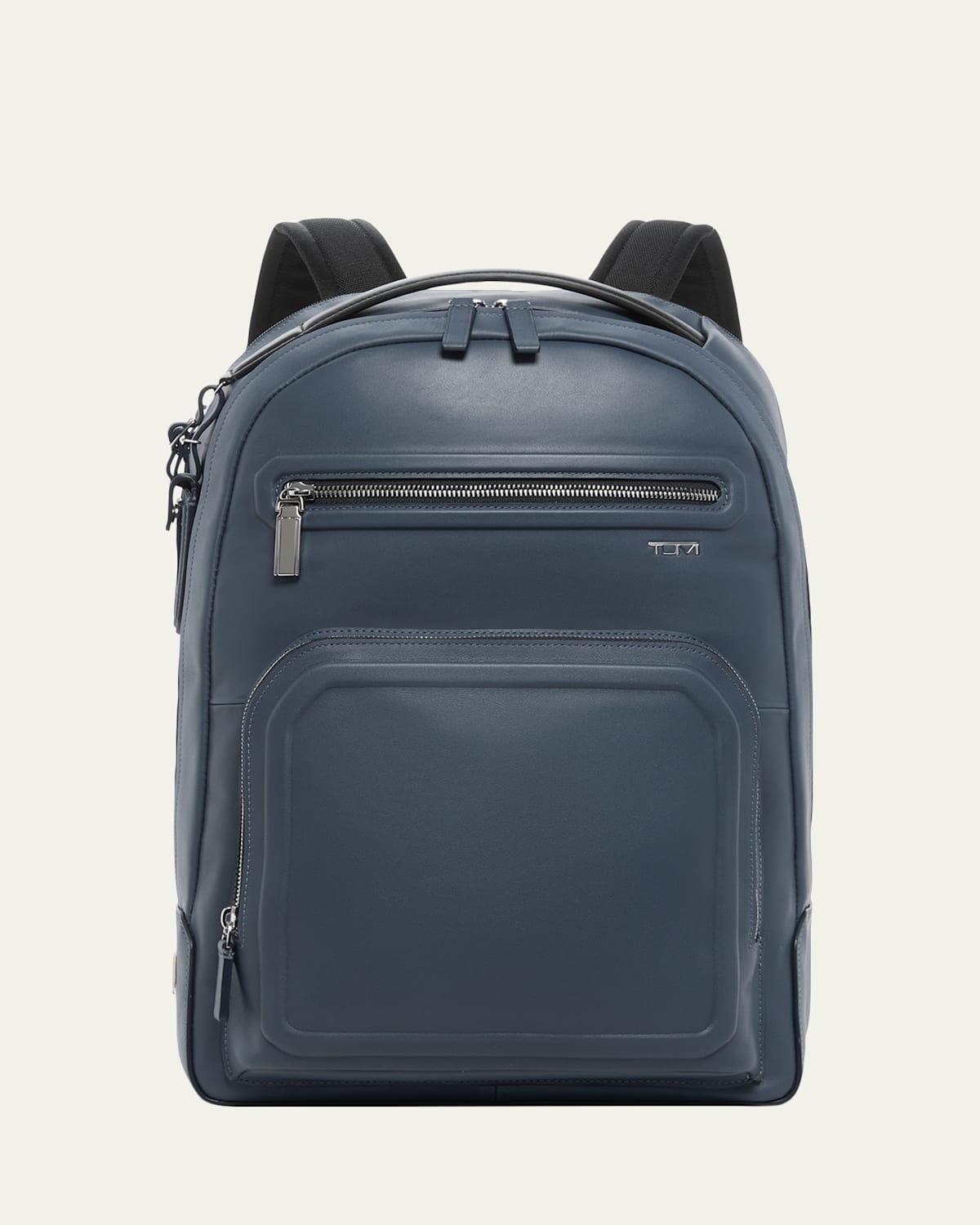 Tumi Harrison Warren Leather Backpack In Blue