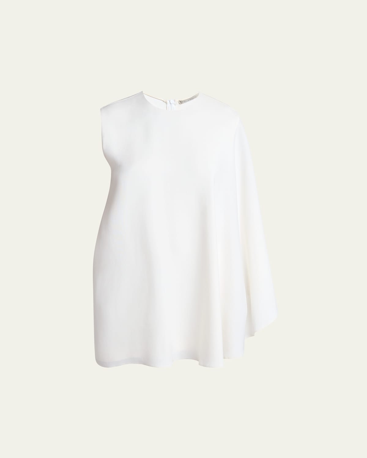 One-Shoulder Cape Mini Dress