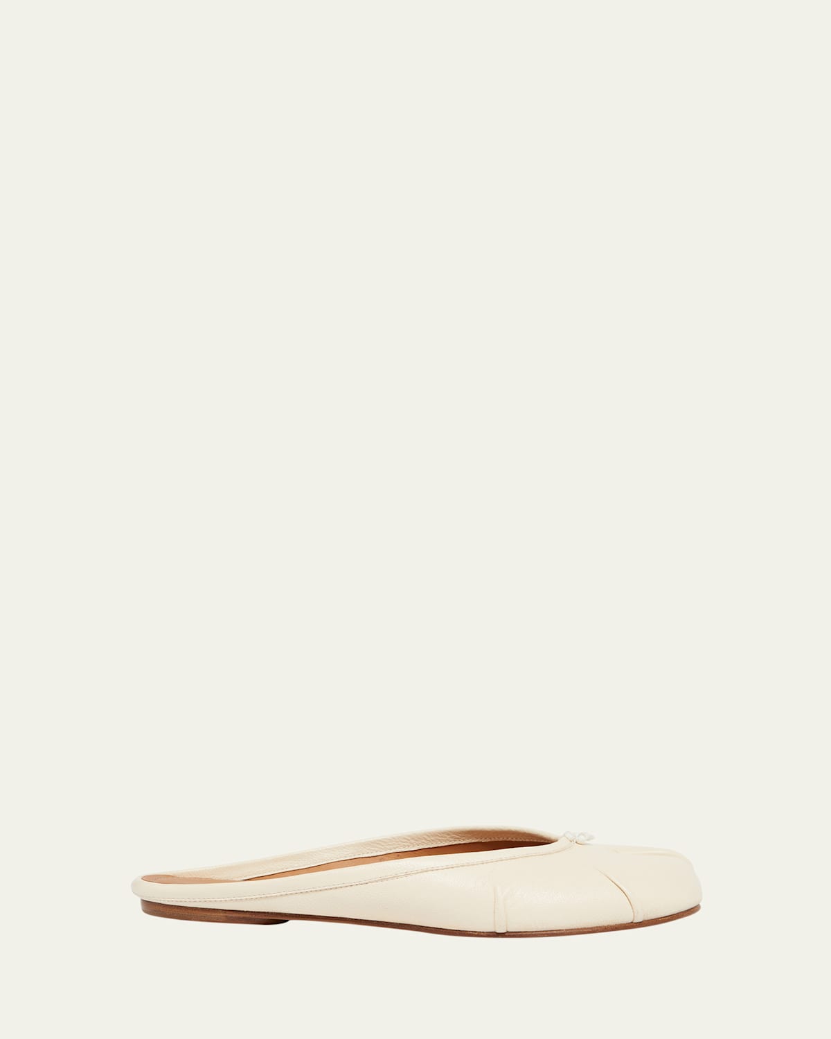 Maison Margiela Off-white Tabi Ballerina Flats In White
