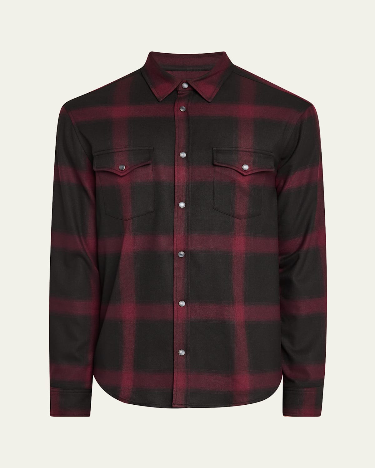 Men's Eastwood Plaid Two-Pocket Western Shirt