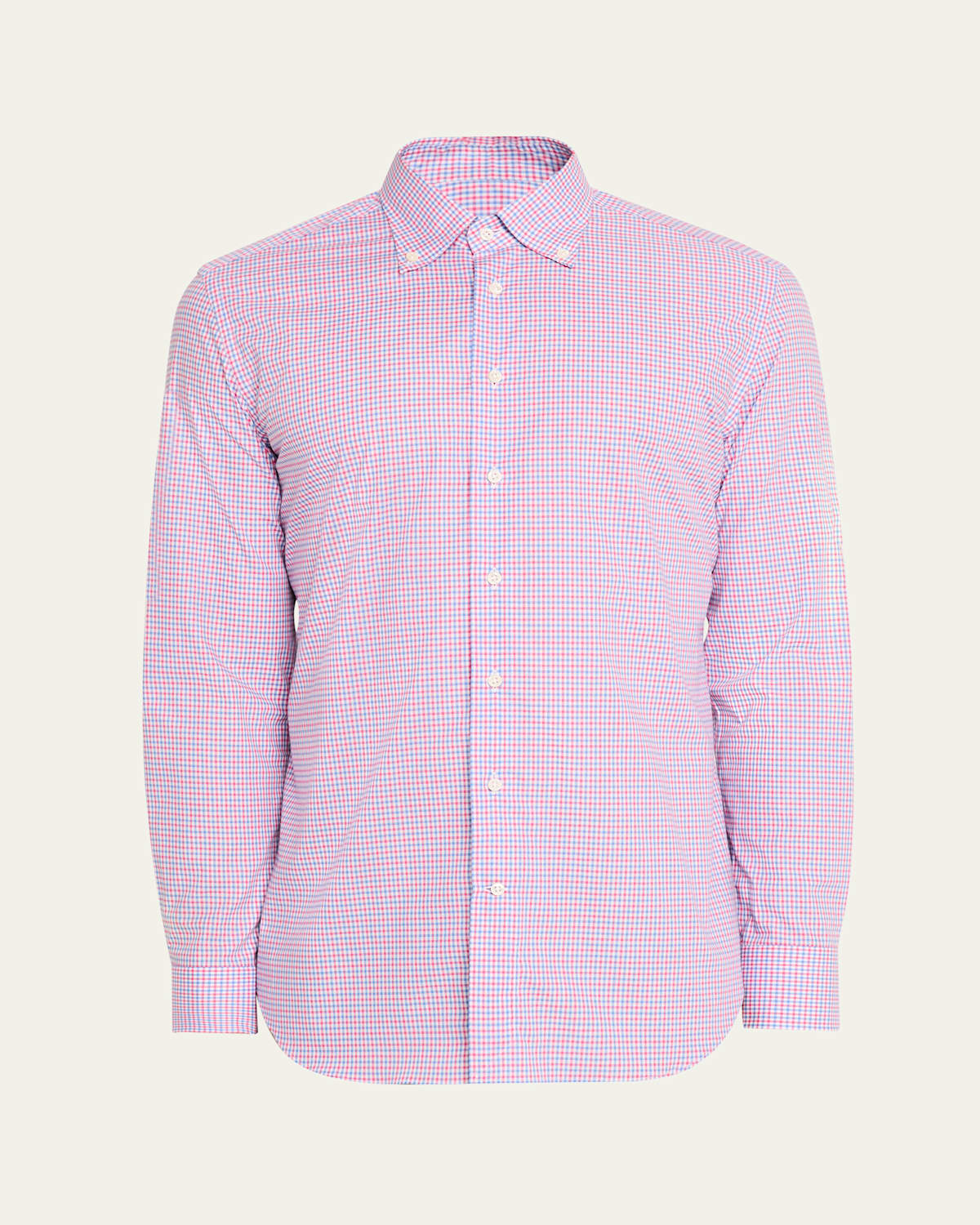 Men's Cotton Multi-Check Sport Shirt
