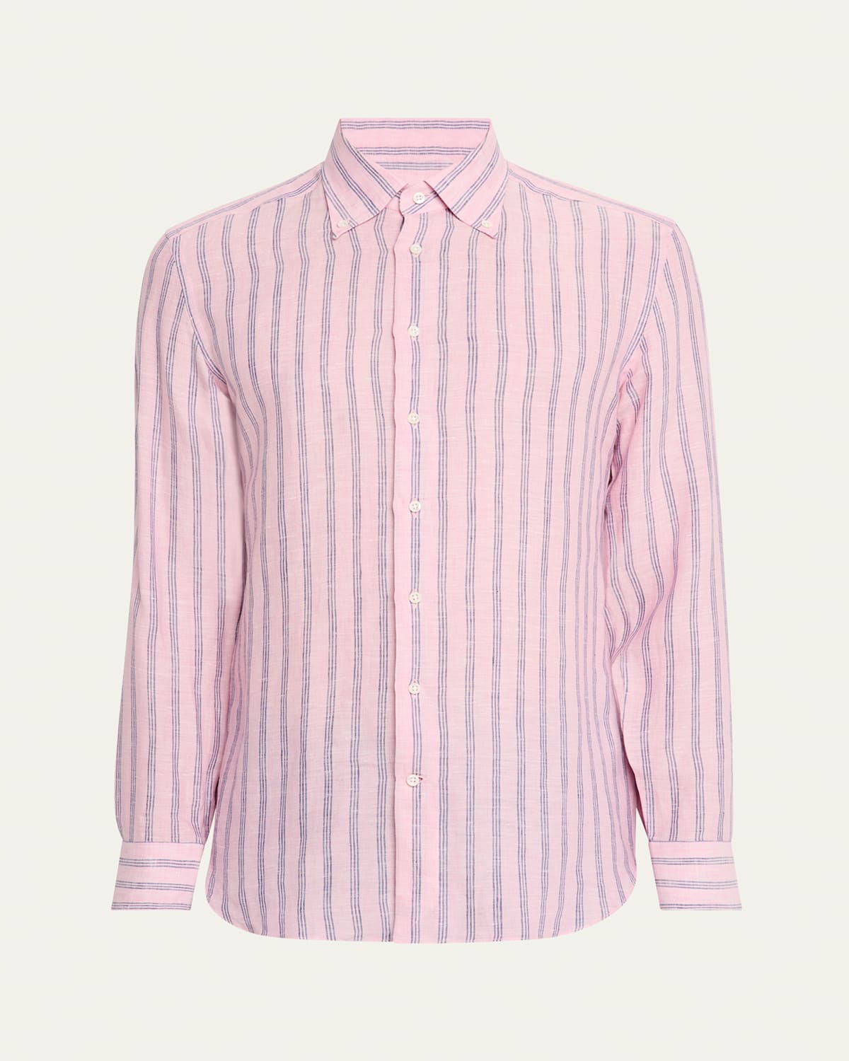 Men's Cotton Multi-Stripe Sport Shirt